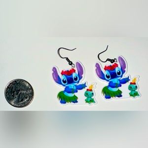Lilo & Stitch Dangle Earrings Disney